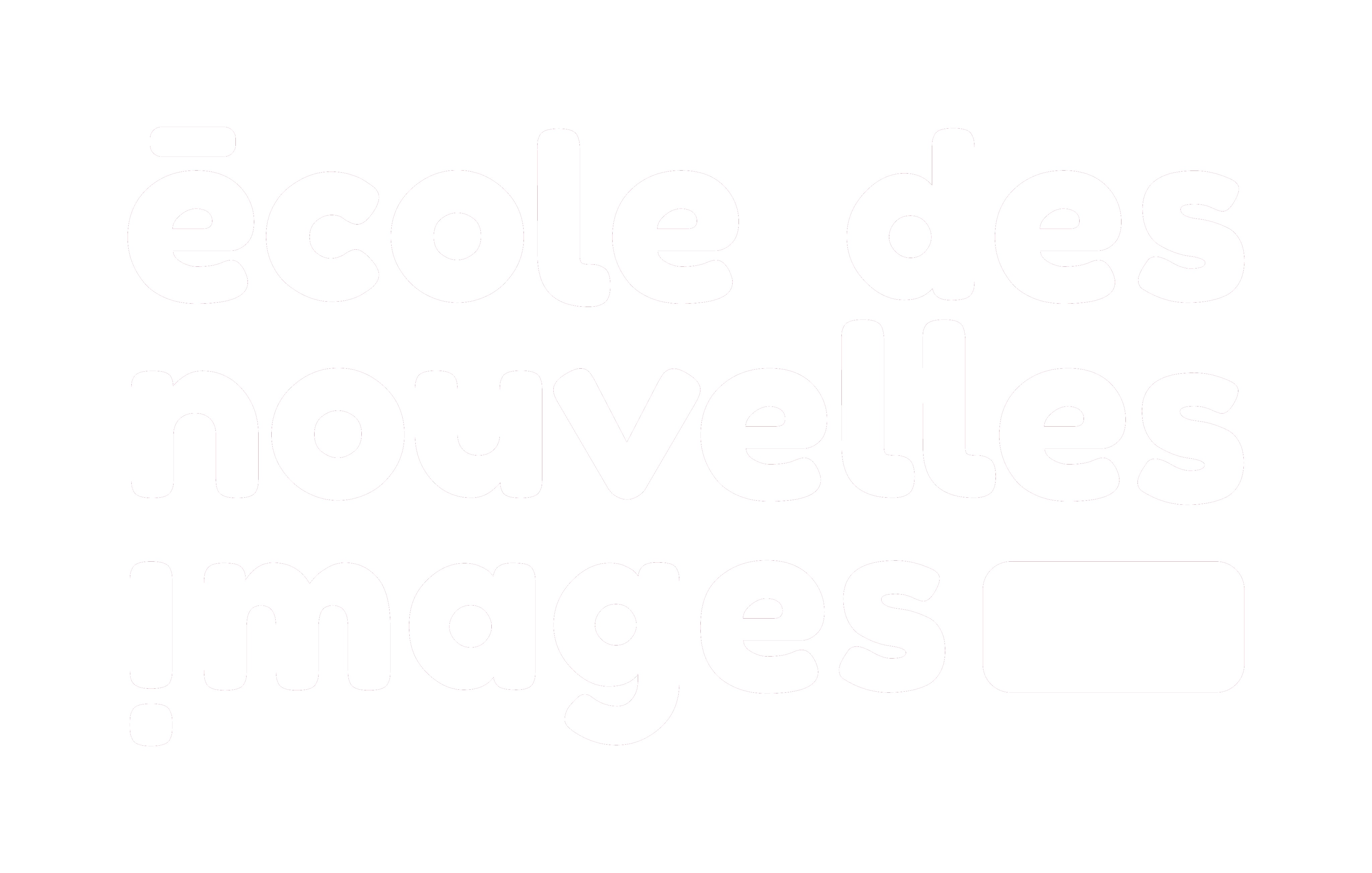 Logo blanc sur fond rouse